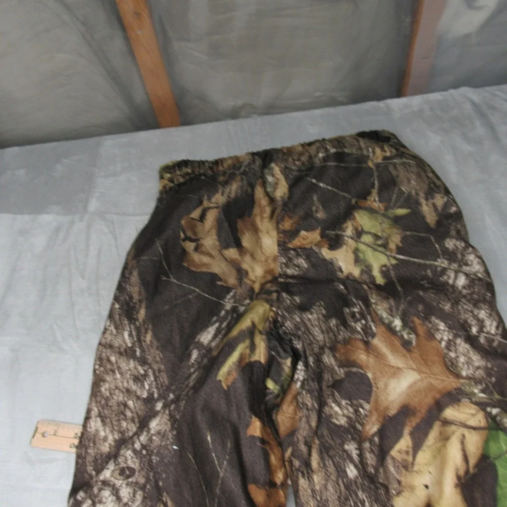 Cabelas Pants Mens Small Camo Mossy Oak Break-Up Side Snap Hunting‎ Rain 27x29